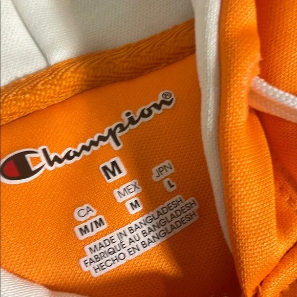 UT Vols Champion Orange and White Hoodie - Picture 2 of 9